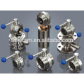 stainless steel sanitary pneumatic butterfly valve